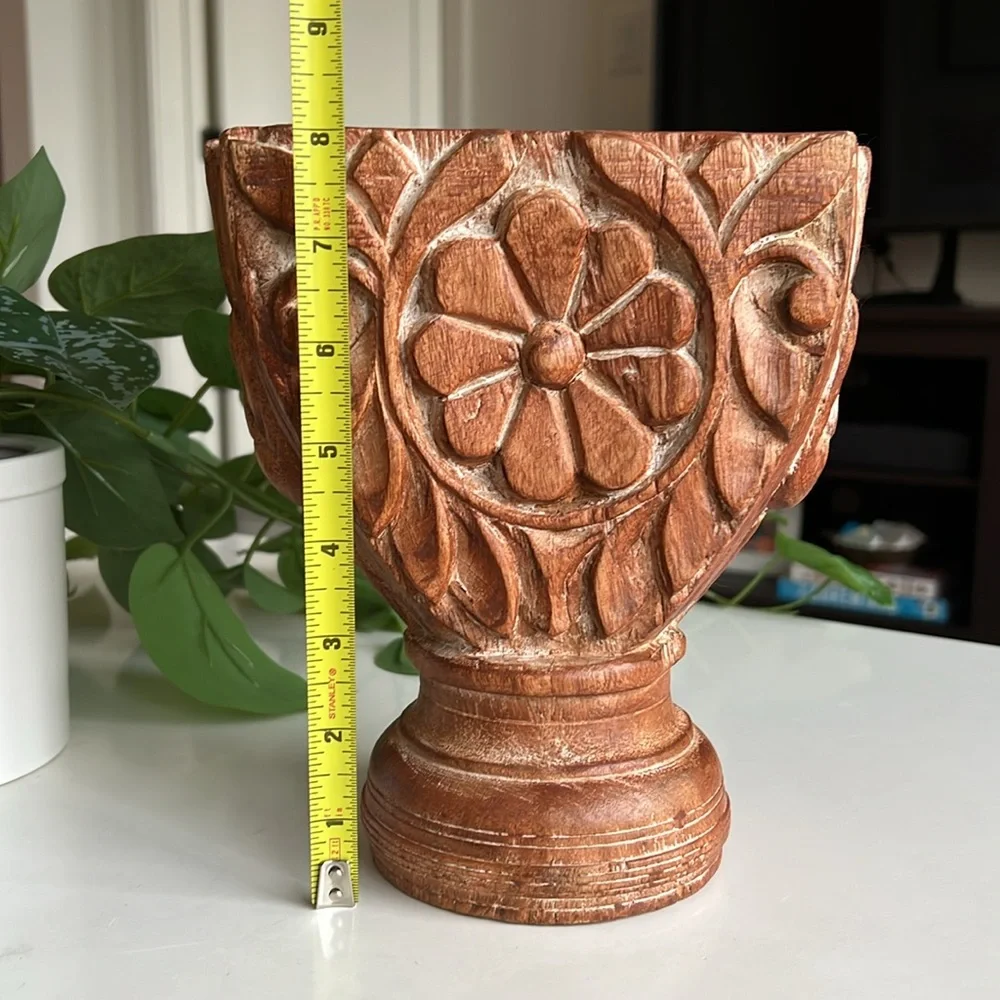 Vintage carved floral